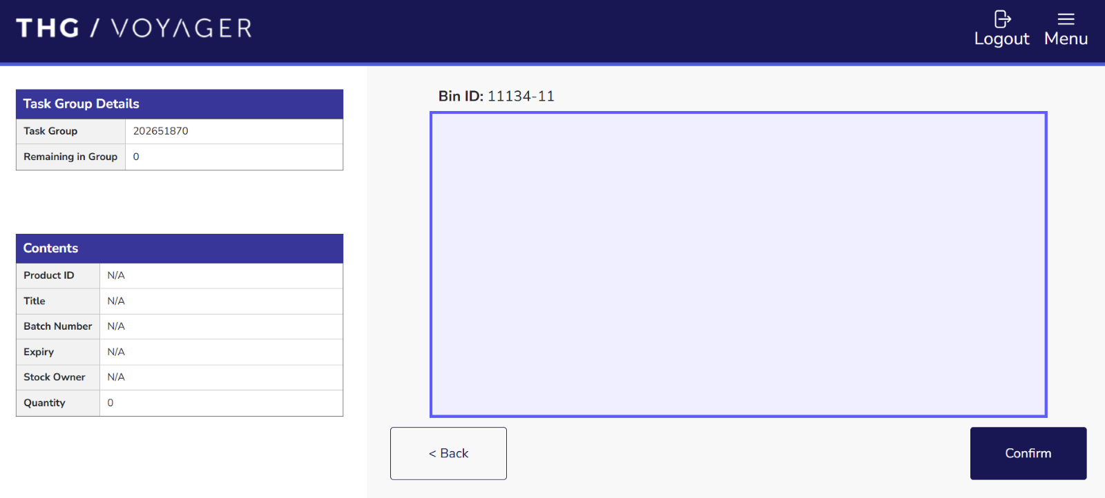 Confirm Empty