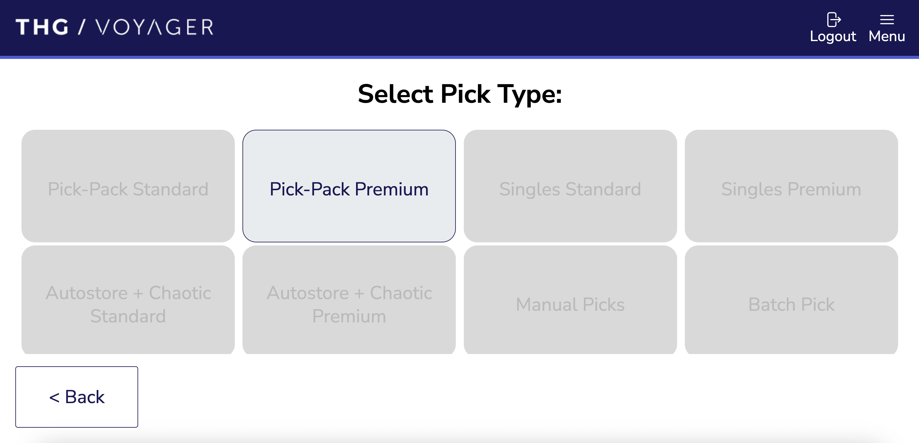 Select Pick Type
