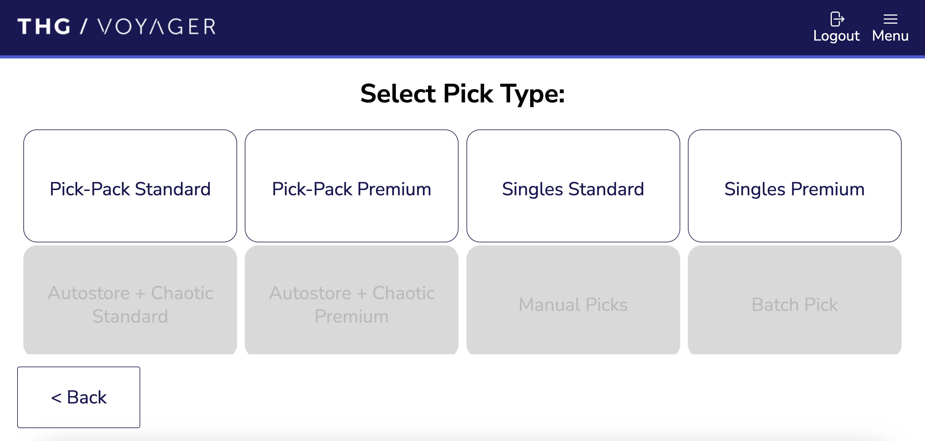Select Pick Type