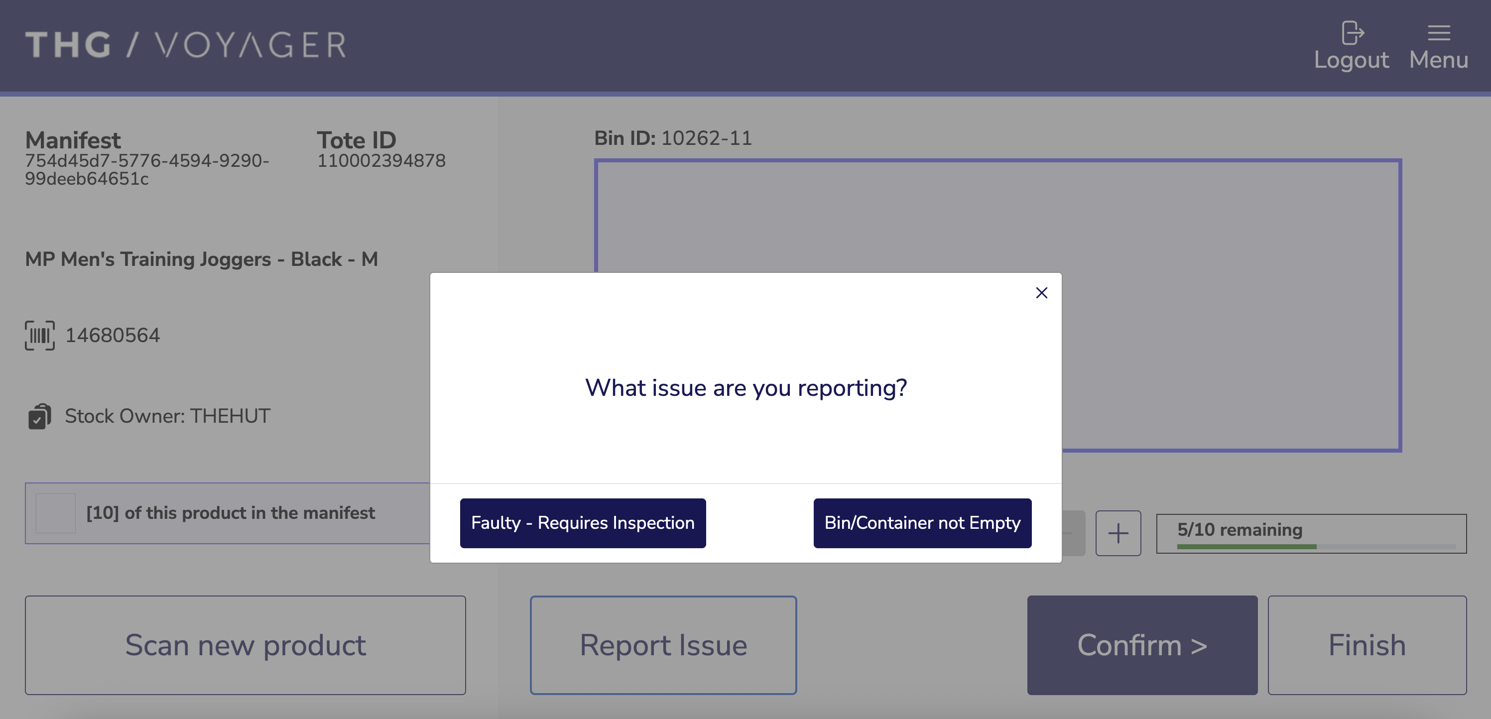 Report Issue Prompt