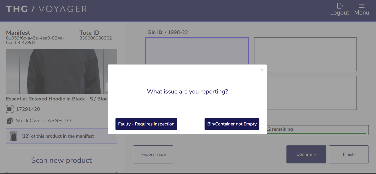 Report Issue Prompt